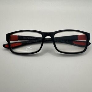 Foster Grant 0224 Scooper Red Eyeglass Frames